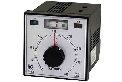 เครื่องควบคุมอุณหภูมิแบบอนาล็อก Analog Temperature Controller รุ่น HY-3000 PKMNR05 0-200C