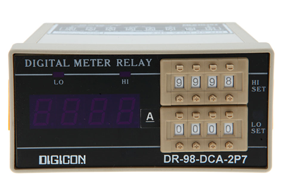 เครื่องวัดค่ากระแส-แรงดันไฟฟ้า แบบติดหน้าตู้ Panel Meter รุ่น DR-98R Series