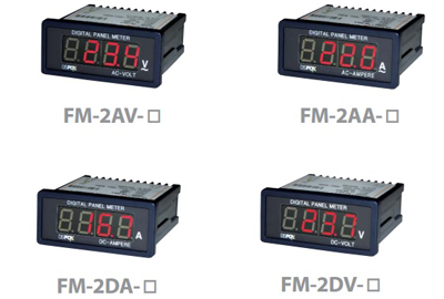 เครื่องวัดค่ากระแส-แรงดันไฟฟ้าแบบติดหน้าตู้ Panel Meter รุ่น FM-2 Series