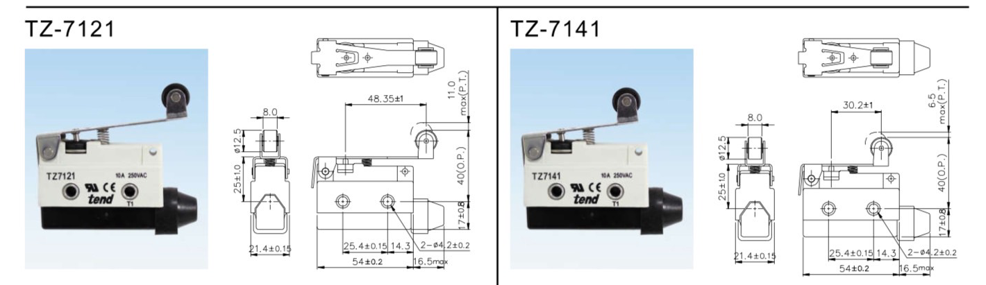 Dimensions TZ7 01