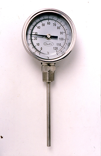 มิเตอร์วัดอุณหภูมิและความชื้นแบบเข็ม/แบบท่อแก้ว Thermometer, Glass Thermometer, Thermometer Guage รุ่น DK-I