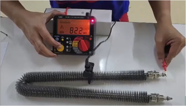 รูปแบบการวัดความต้านทานโดยใช้เครื่อง Insulation Tester Meter